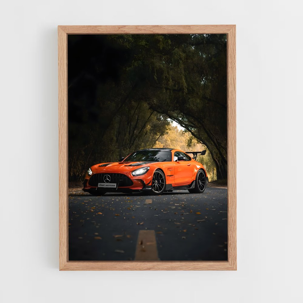 Poster GT AMG raffiné – affiche Mercedes (vue 4)